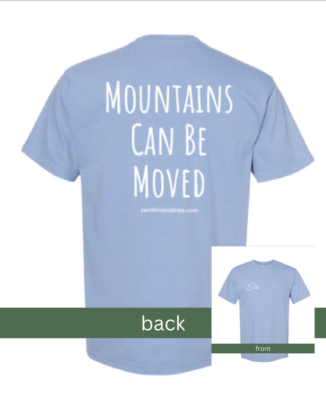 Mountains Can Be Moved T-shirt