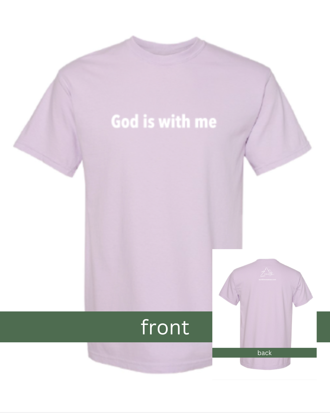 God Is With Me T-shirt