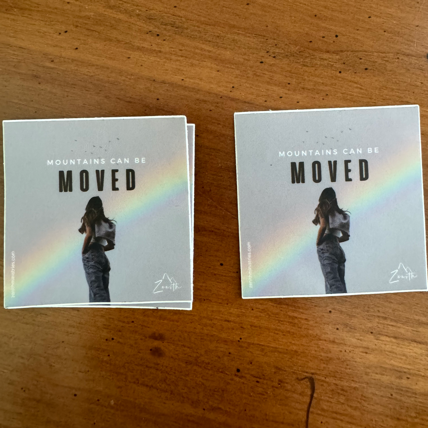 Mountains Can Be Moved Sticker (Small)